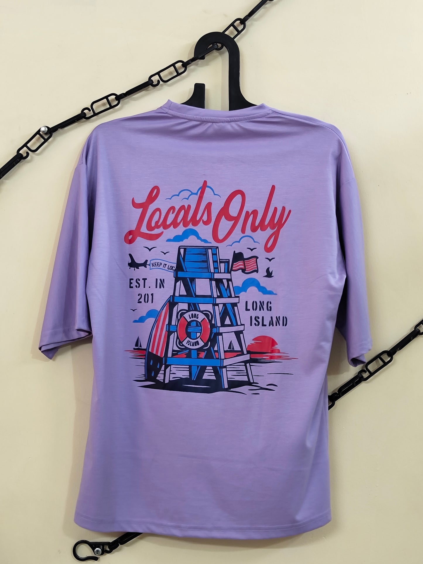Short Sleev Downshoulder Round Neck Tshirt