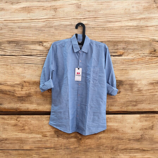 HONOUR Men's Casual Cotton Shirts – Soft Stripes & Solids Collection